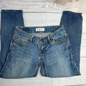 Aeropostale Women's Classic Blue Straight Leg Jeans